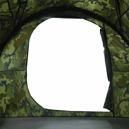 Tente tunnel familiale vidaXL 6 personnes camouflage imperméable