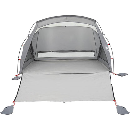 vidaXL Tente de plage 2 personnes Gris Imperméable