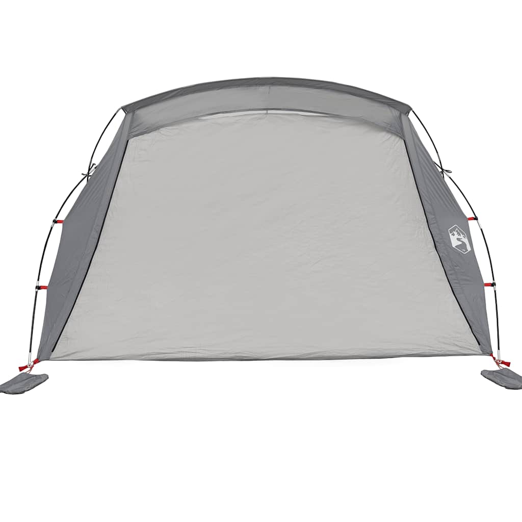 vidaXL Tente de plage 2 personnes Gris Imperméable
