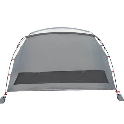 vidaXL Tente de plage 2 personnes Gris Imperméable