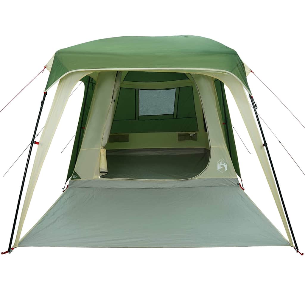 vidaXL Tente de camping avec auvent 5 personnes Vert Imperméable
