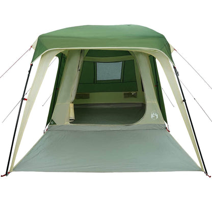 vidaXL Tente de camping avec auvent 5 personnes Vert Imperméable