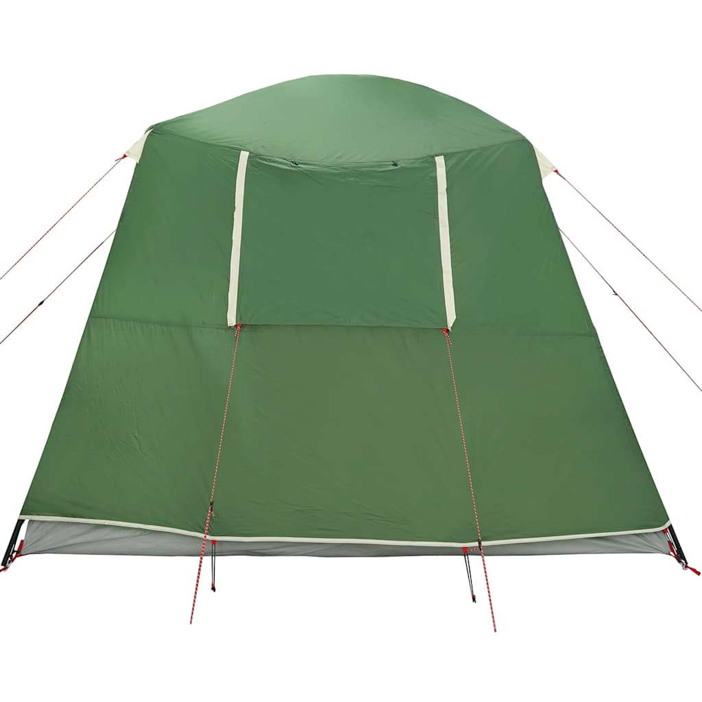 vidaXL Tente de camping avec auvent 5 personnes Vert Imperméable