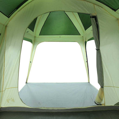 vidaXL Tente de camping avec auvent 5 personnes Vert Imperméable