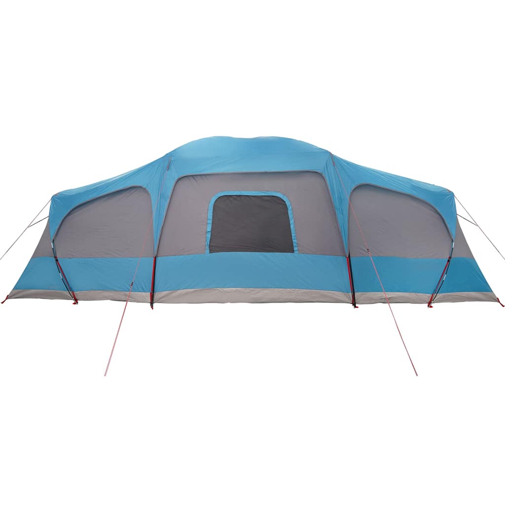 vidaXL Tente familiale avec auvent 9 personnes Bleu Imperméable
