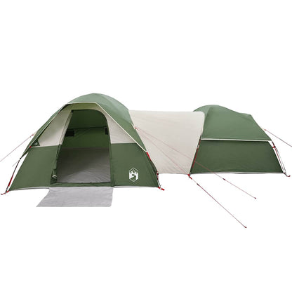 vidaXL Tente de camping 5 personnes Verte Imperméable