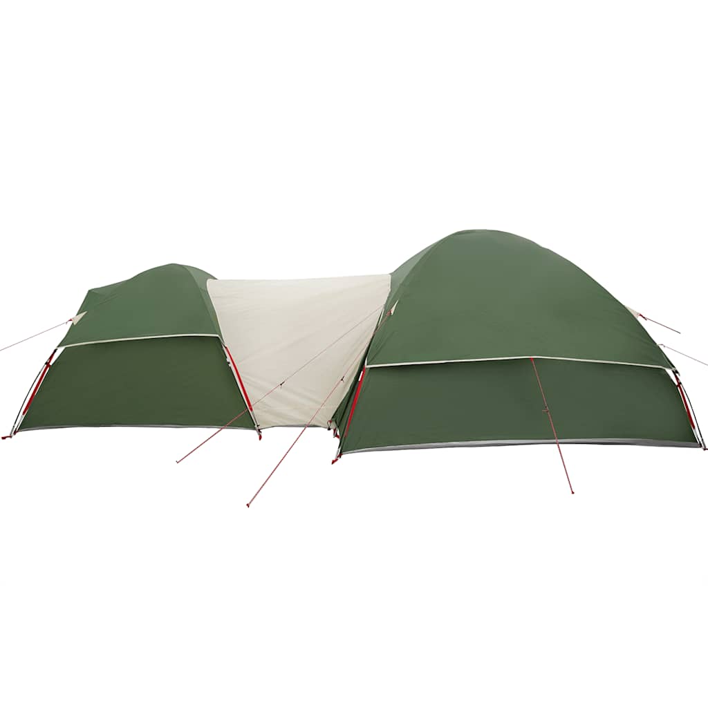vidaXL Tente de camping 5 personnes Verte Imperméable