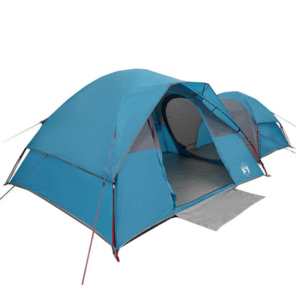 vidaXL Tente de camping 5 personnes Bleu Étanche