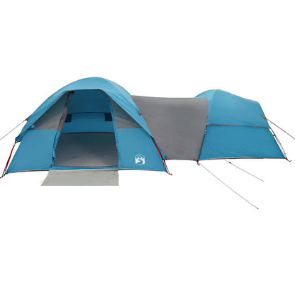 vidaXL Tente de camping 5 personnes Bleu Étanche