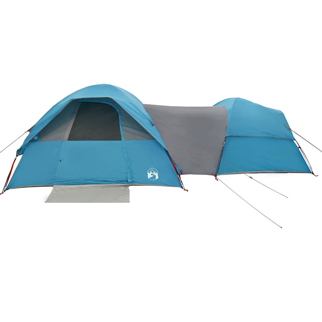 vidaXL Tente de camping 5 personnes Bleu Étanche
