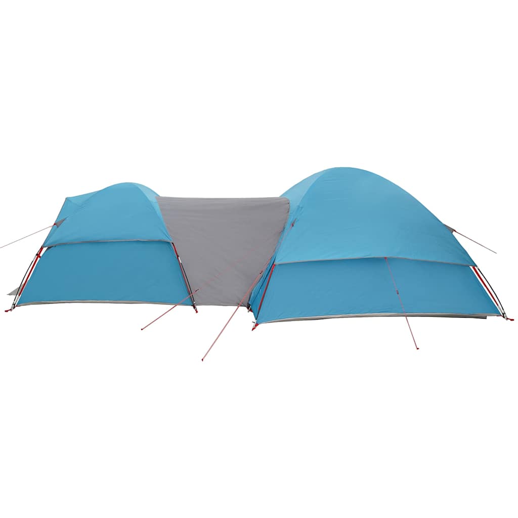 vidaXL Tente de camping 5 personnes Bleu Étanche