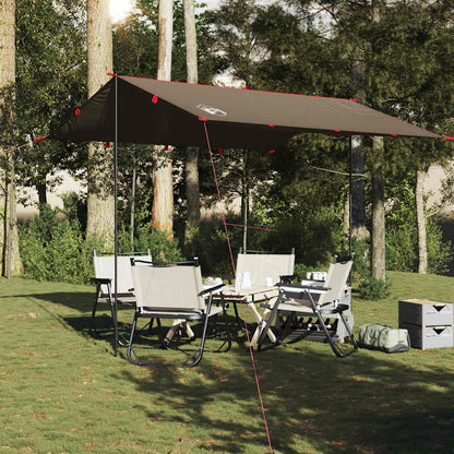 vidaXL Tarp Braun 306x306 cm Wasserdicht