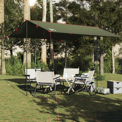 vidaXL Tarp vert olive 366x306 cm Imperméable