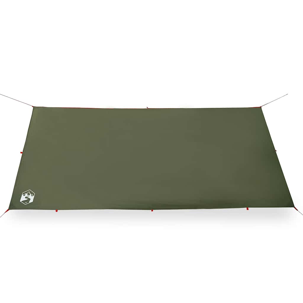 vidaXL Tarp vert olive 366x306 cm Imperméable