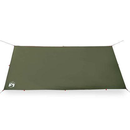 vidaXL Tarp vert olive 366x306 cm Imperméable