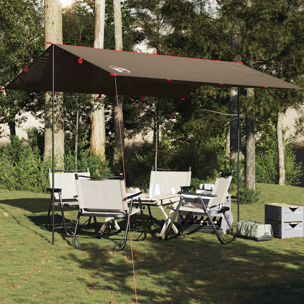 vidaXL Bâche marron 366 x 306 cm Imperméable