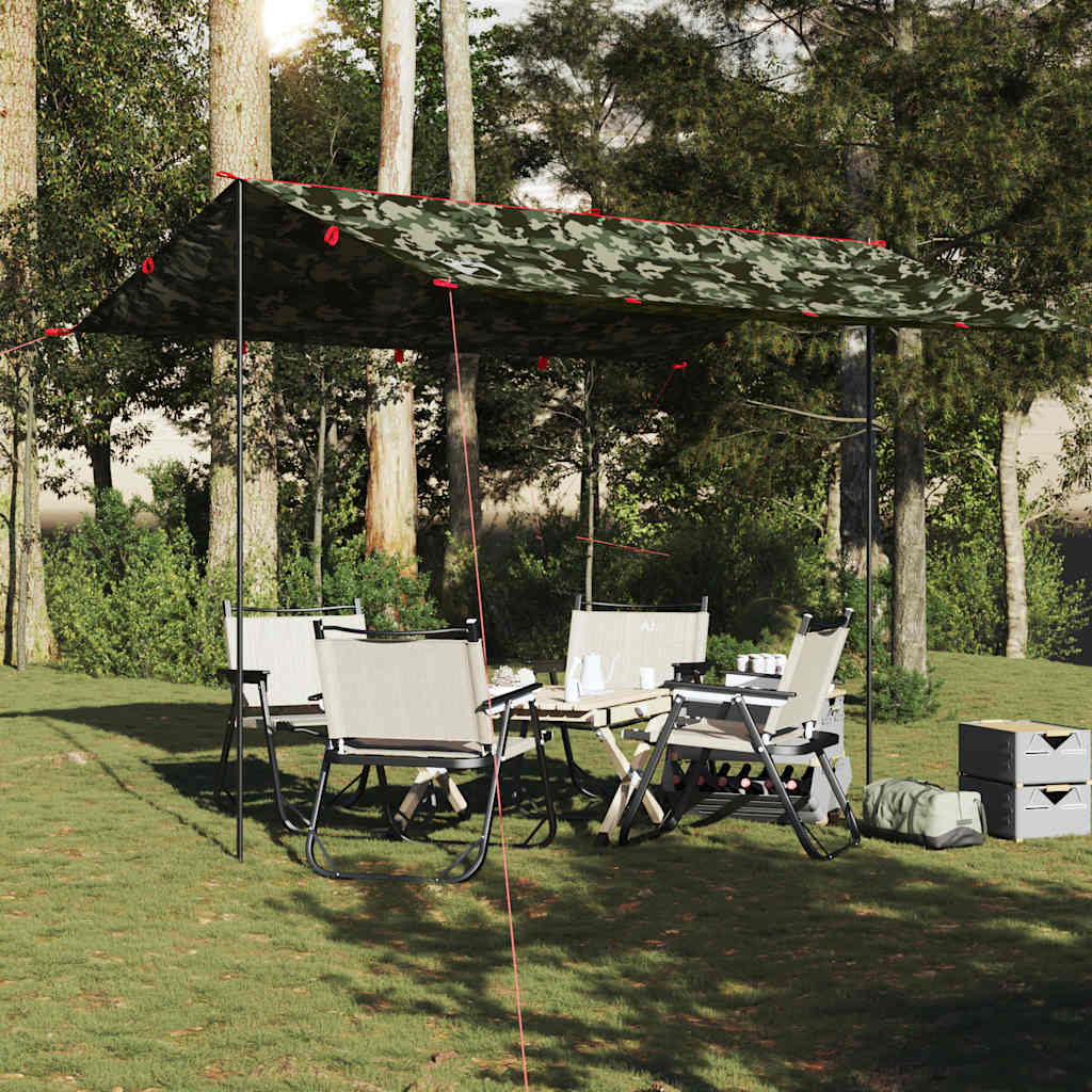 vidaXL Tarp Tarnmuster 366x306 cm Wasserdicht
