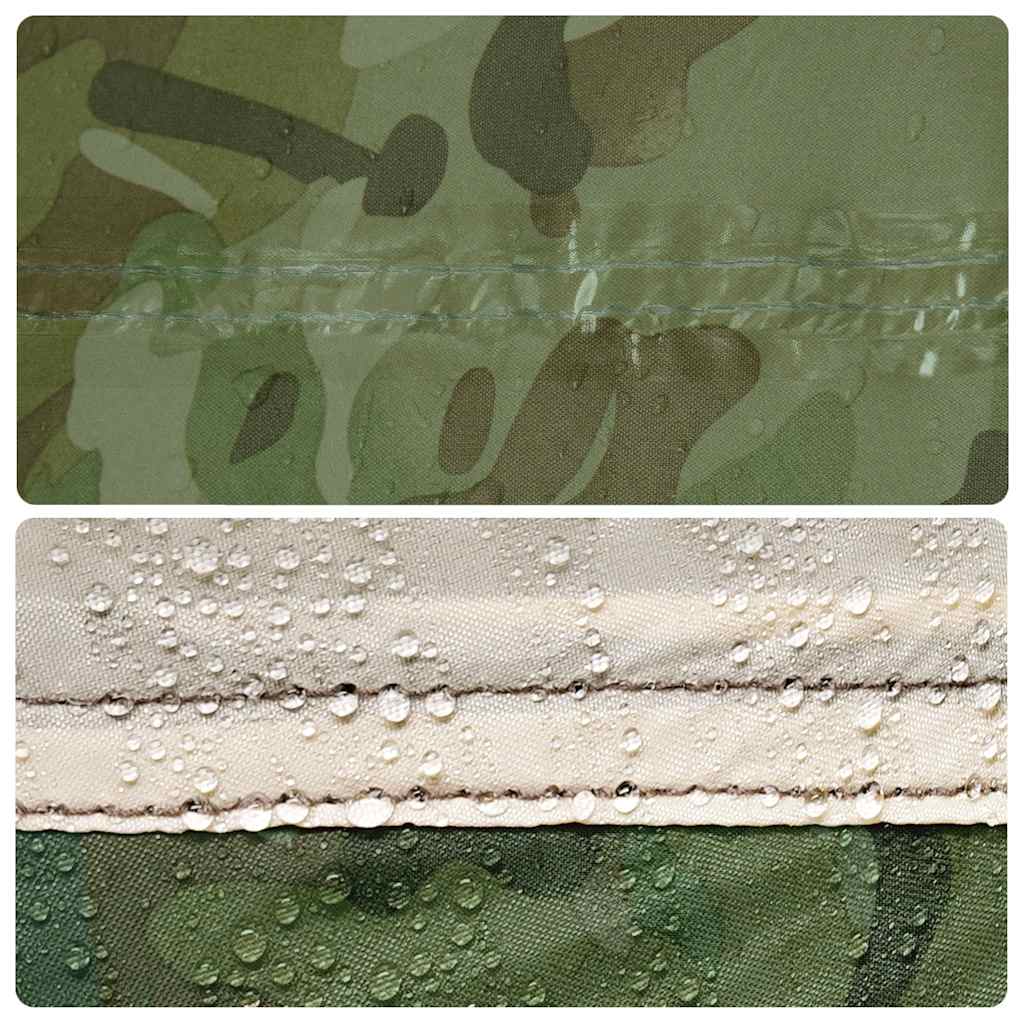 vidaXL Tarp Tarnmuster 366x306 cm Wasserdicht