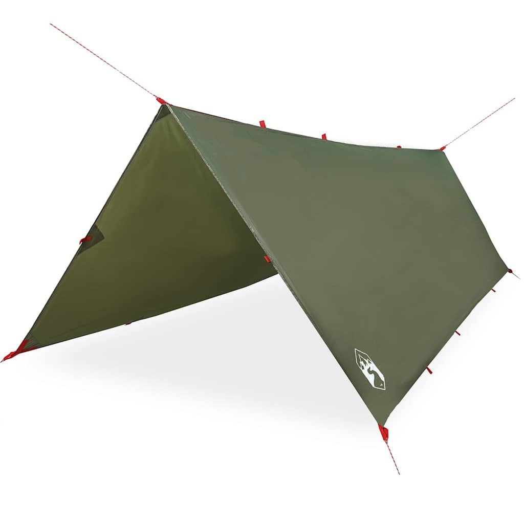 vidaXL Bâche olive 406x306 cm Imperméable