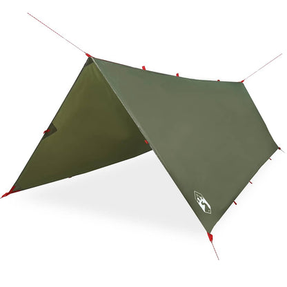 vidaXL Bâche olive 406x306 cm Imperméable