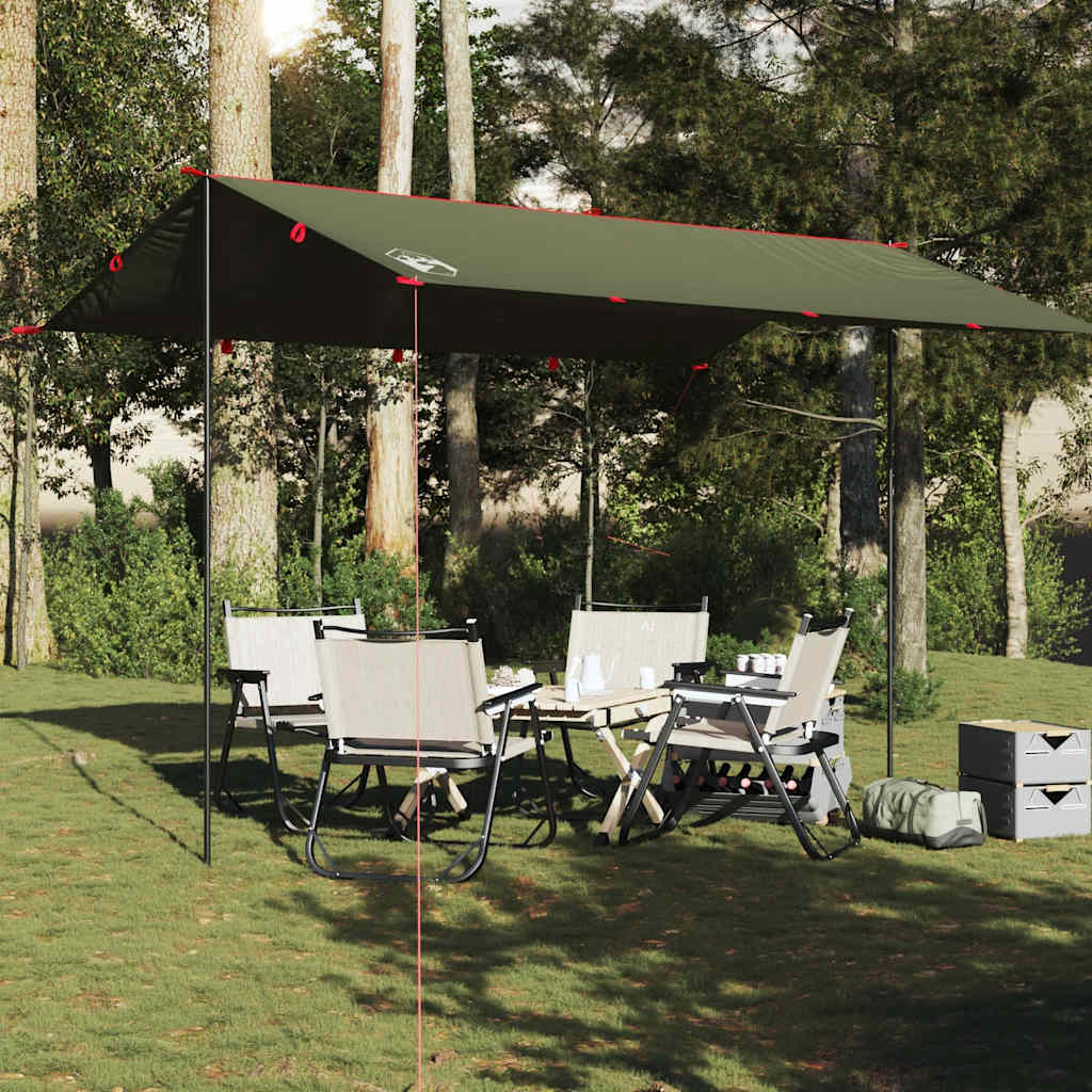 vidaXL Bâche olive 406x306 cm Imperméable