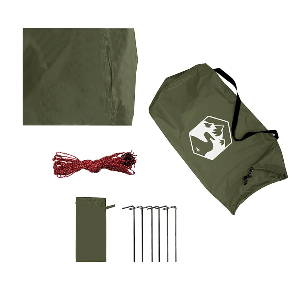 vidaXL Bâche olive 406x306 cm Imperméable