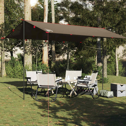 vidaXL Tarp Braun 406x306 cm Wasserdicht