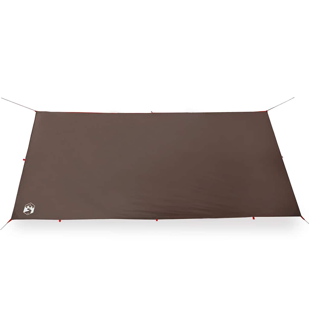 vidaXL Tarp Braun 406x306 cm Wasserdicht