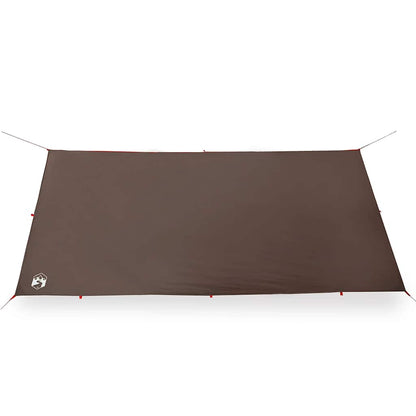 vidaXL Tarp Braun 406x306 cm Wasserdicht