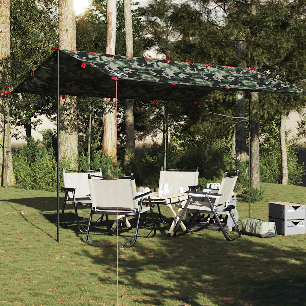vidaXL Bâche Camouflage 406x306 cm Imperméable