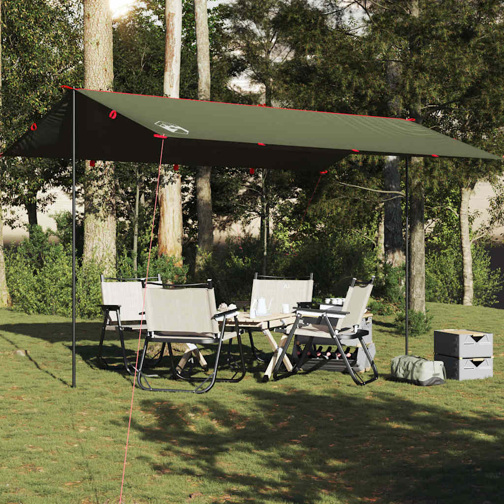 vidaXL Bâche olive 506x306 cm Imperméable