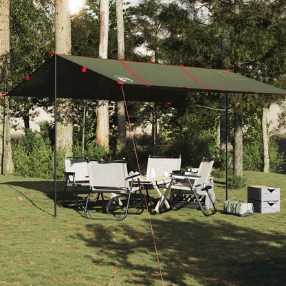 vidaXL Tarp Olivgrün 451x420 cm Wasserdicht