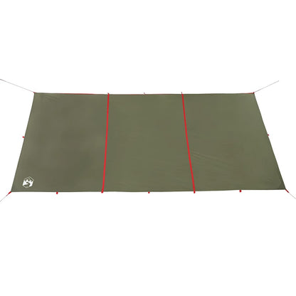 vidaXL Tarp Olivgrün 451x420 cm Wasserdicht