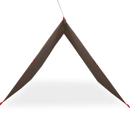 vidaXL Tarp Braun 451x420 cm Wasserdicht