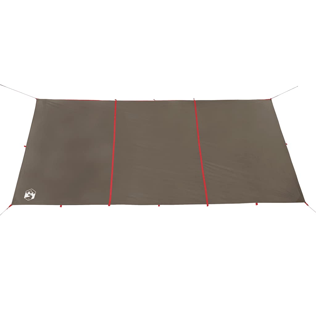 vidaXL Tarp Braun 451x420 cm Wasserdicht