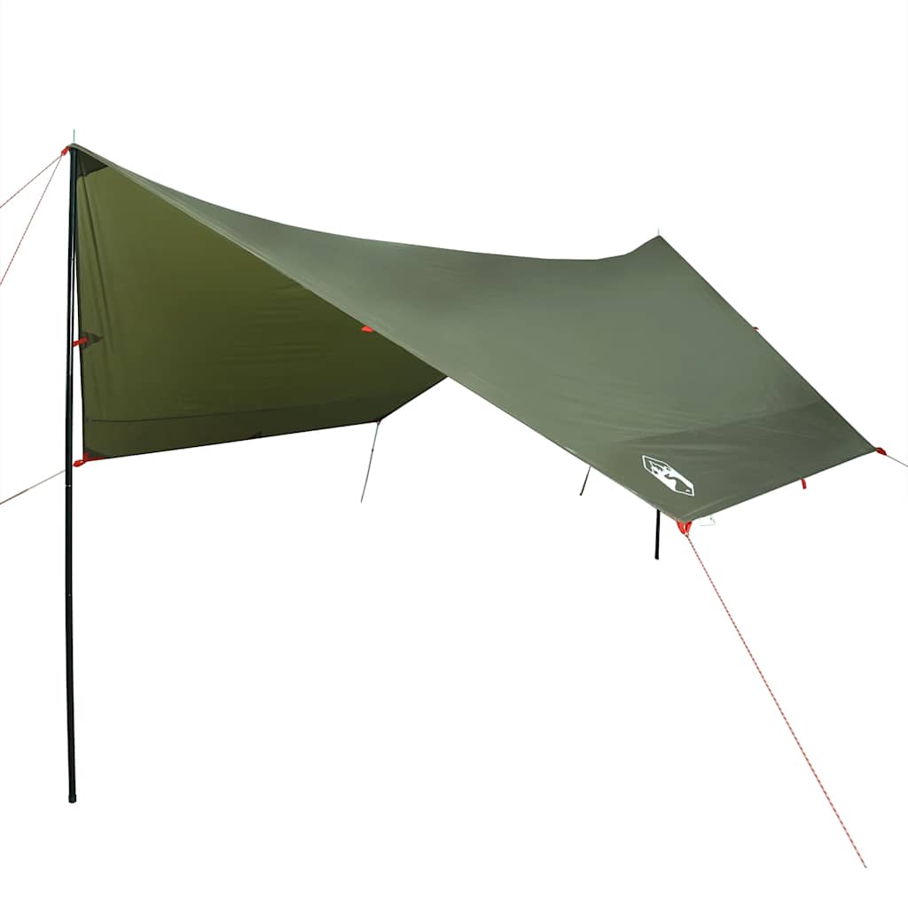 vidaXL Tarp Vert olive 438x376x212 cm Imperméable