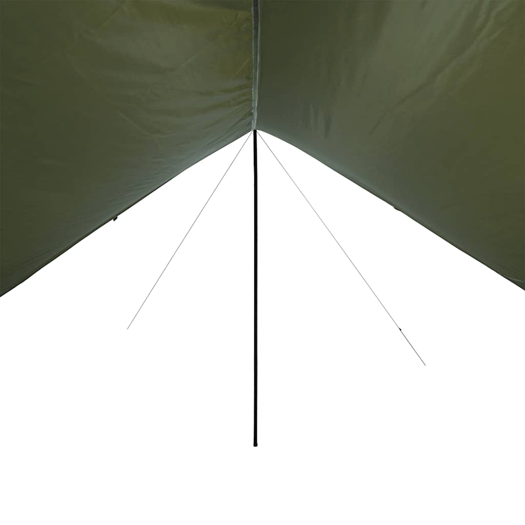 vidaXL Tarp Vert olive 438x376x212 cm Imperméable