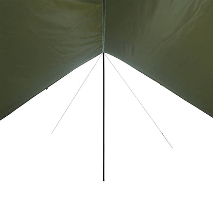 vidaXL Tarp Vert olive 438x376x212 cm Imperméable