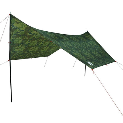 vidaXL Tarp camouflage 462x306x211 cm imperméable