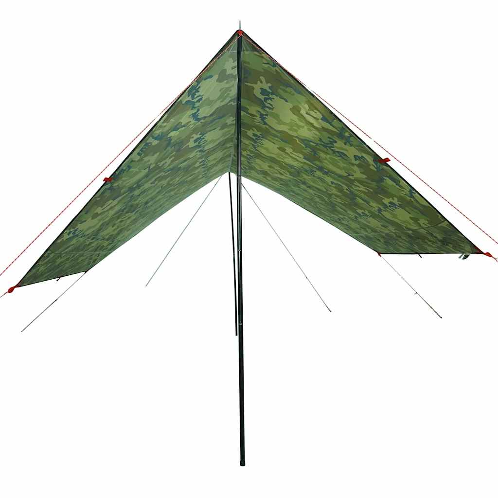 vidaXL Tarp camouflage 462x306x211 cm imperméable
