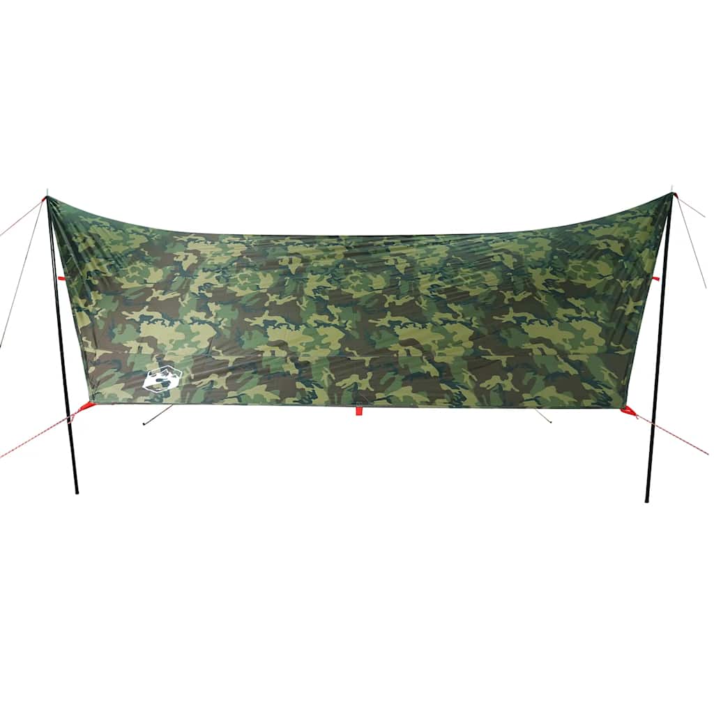 vidaXL Tarp camouflage 462x306x211 cm imperméable