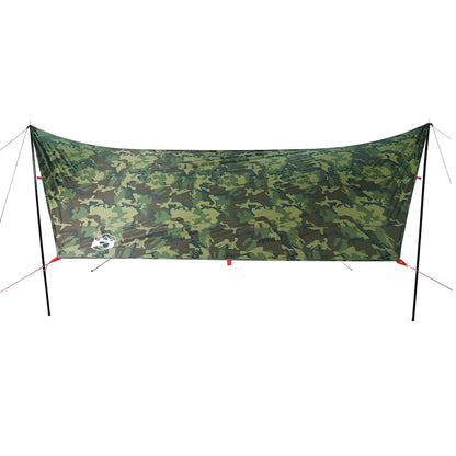 vidaXL Tarp camouflage 462x306x211 cm imperméable