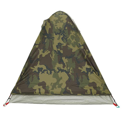 vidaXL Kuppel-Campingzelt 2 Personen Tarnmuster Wasserdicht