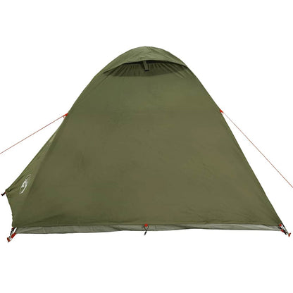 vidaXL Kuppel-Campingzelt 3 Personen Olivgrün Wasserdicht