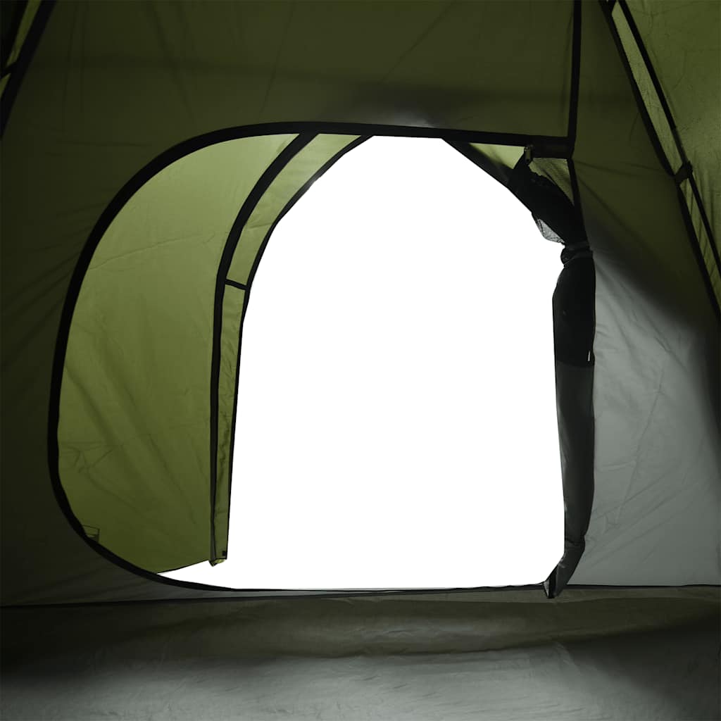 vidaXL Kuppel-Campingzelt 3 Personen Olivgrün Wasserdicht