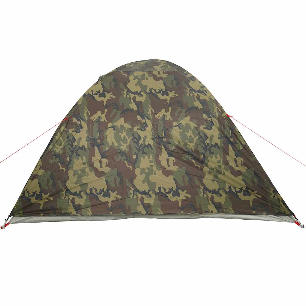 vidaXL Tente dôme de camping 3 personnes motif camouflage étanche