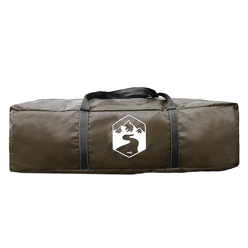 vidaXL Kuppel-Campingzelt 4 Personen Braun Wasserdicht