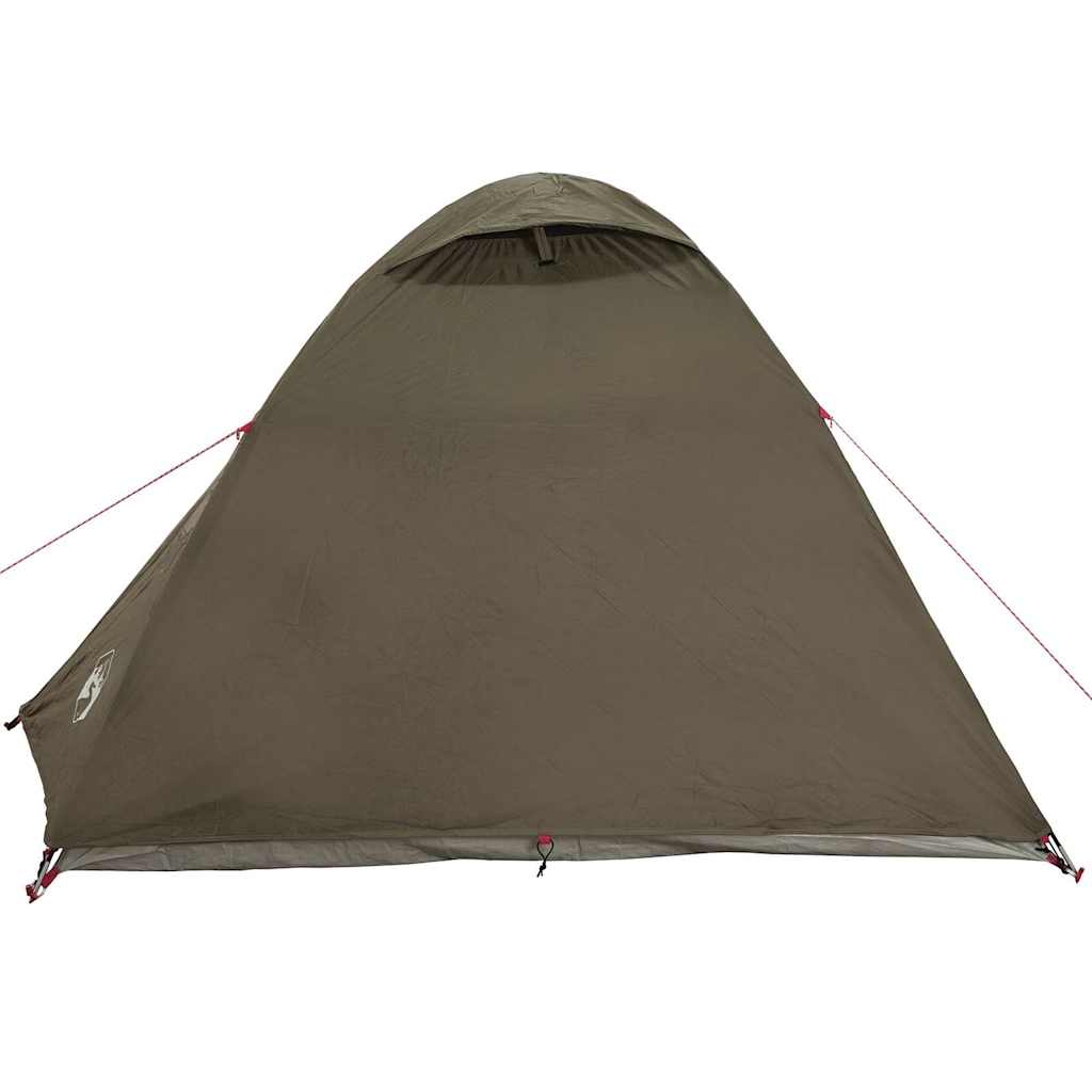 vidaXL Kuppel-Campingzelt 4 Personen Braun Wasserdicht