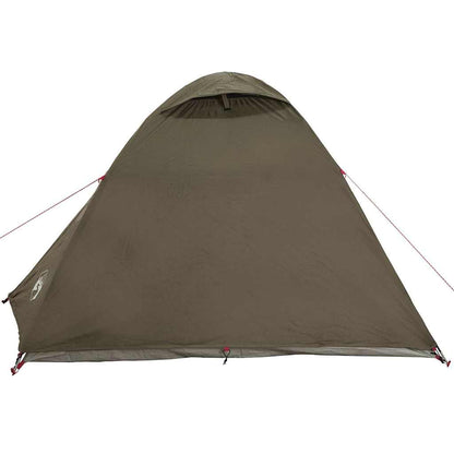 vidaXL Kuppel-Campingzelt 4 Personen Braun Wasserdicht