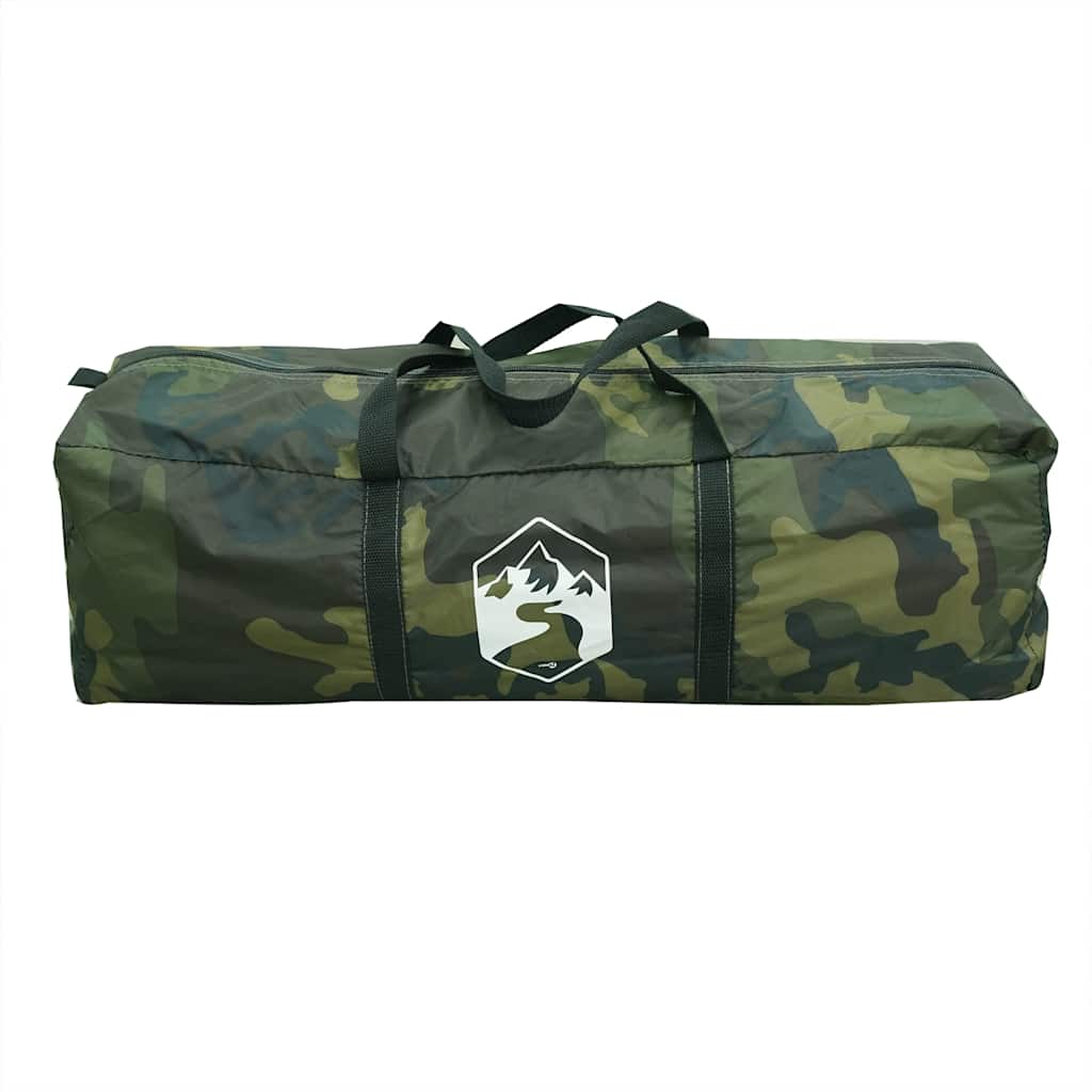 vidaXL Tente dôme camouflage 4 personnes imperméable